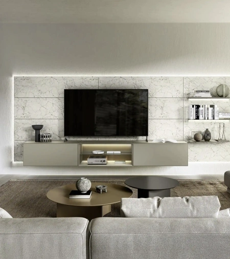 Parete Attrezzata Domino Boiserie 05 di Sangiacomo