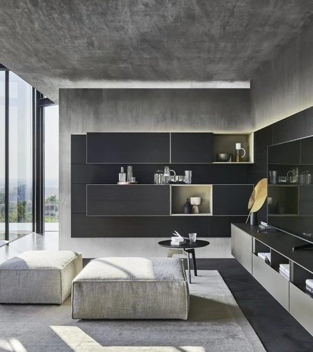 Parete Attrezzata Domino Boiserie 06 di Sangiacomo