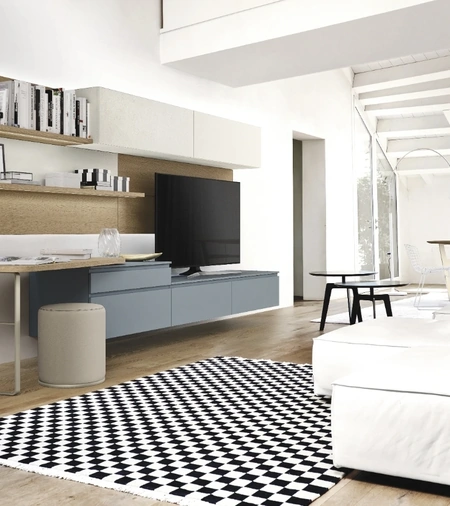 Parete Attrezzata Lampo 004 Laccata di Sangiacomo