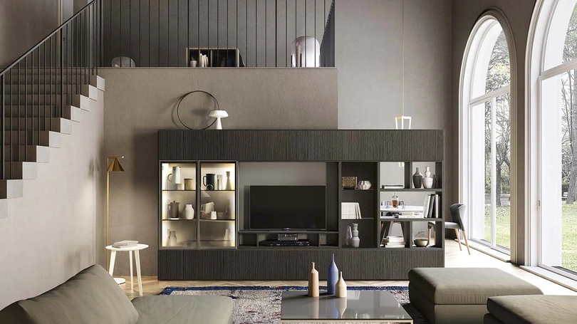 Parete Attrezzata My Space 25-01 di Alf Da Frè