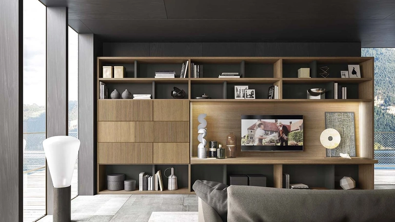 Parete Attrezzata My Space 25-02 di Alf Da Frè