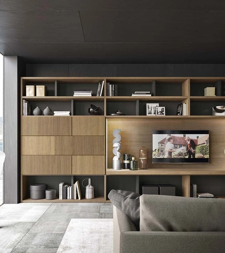 Parete Attrezzata My Space 25-02 di Alf Da Frè