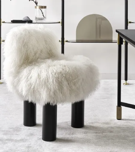 Poltroncina in pelliccia Botolo High version in fur di Arflex