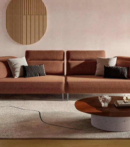 Divano lineare Asso di Le Comfort