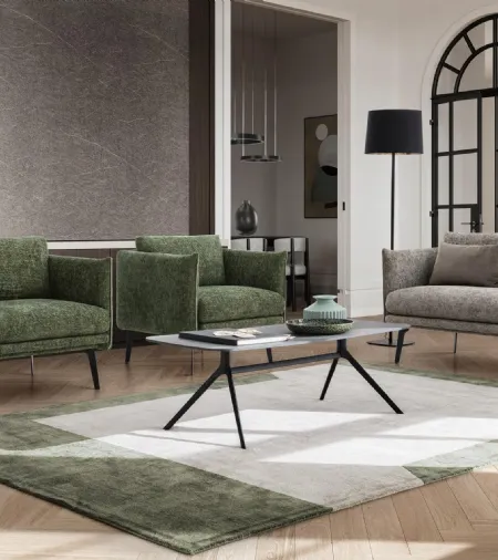 Divano a due posti in tessuto Boon Loveseat di Le Comfort