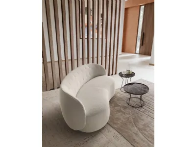 Divano lineare Moby Loveseat in tessuto di Le Comfort