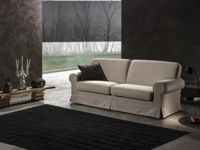 Divano in tessuto semplice ed elegante nella sua classicità Oliver di Excò