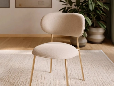 Sedia Sienna in tessuto imbottito di Bontempi