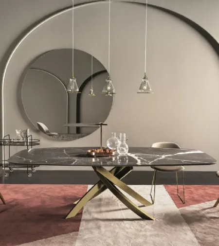 Tavolo Artistico in SuperMarmo di Bontempi