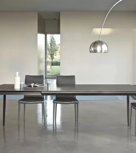 Tavolo allungabile Echo in SuperCeramica di Bontempi
