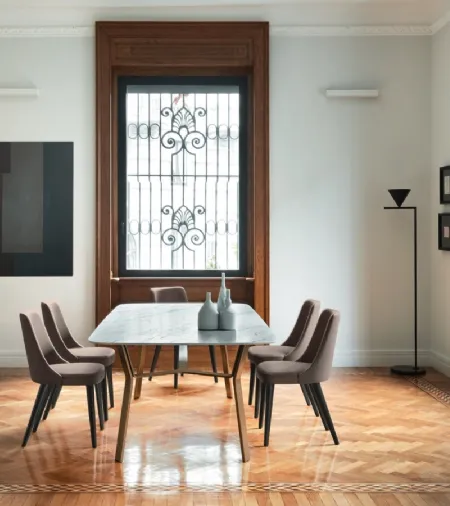 Tavolo Iron in Ceramica Statuarietto di Sangiacomo