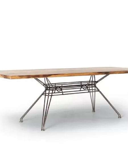 Tavolo Sander in legno massello di Bontempi