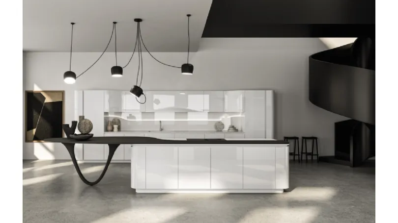 Cucina Design con isola Ola 04 di Snaidero