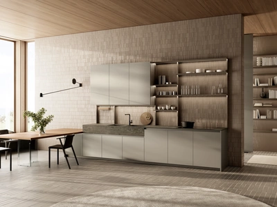 Cucina Design con penisola One 05 di Ernestomeda