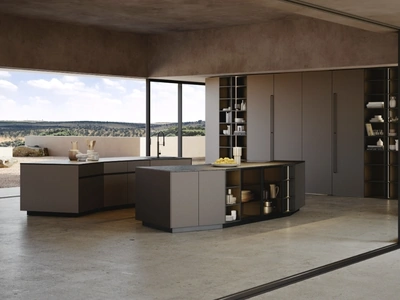 Cucina Design con doppia isola Orbita 01 di Snaidero