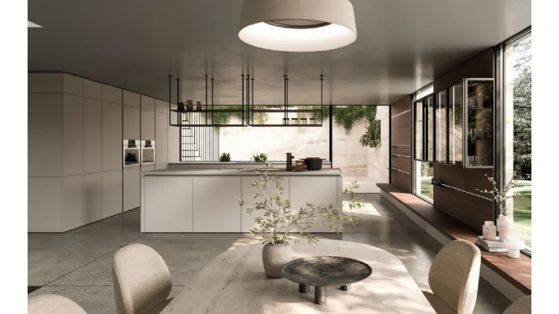 Cucina Design con isola Quadra 03 di Snaidero