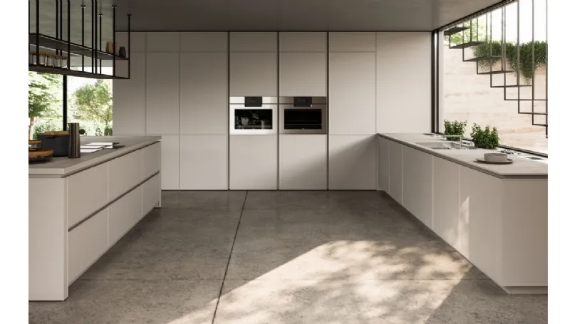 Cucina Design con isola Quadra 03 di Snaidero