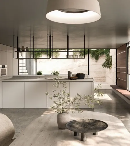 Cucina Design con isola Quadra 03 di Snaidero