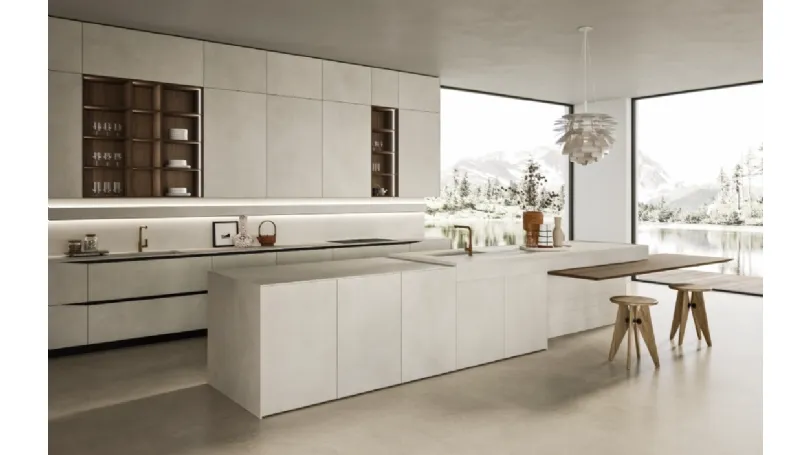 Cucina Design con isola Elementi 01 di Snaidero