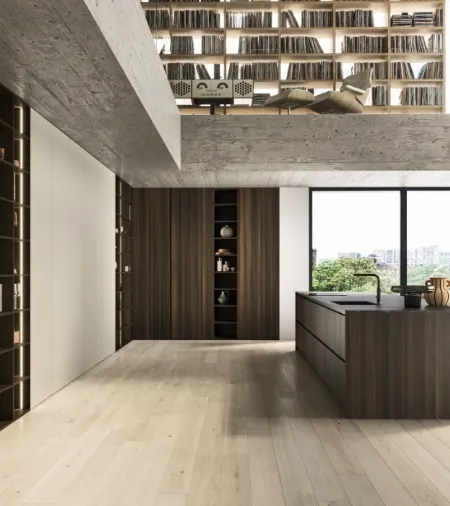 Cucina Design con isola Way 01 di Snaidero