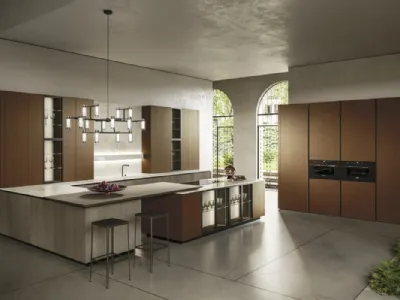 Cucina Design con penisola Way 03 di Snaidero