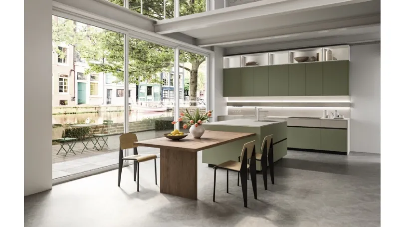 Cucina Moderna con isola Folio 02 di Snaidero
