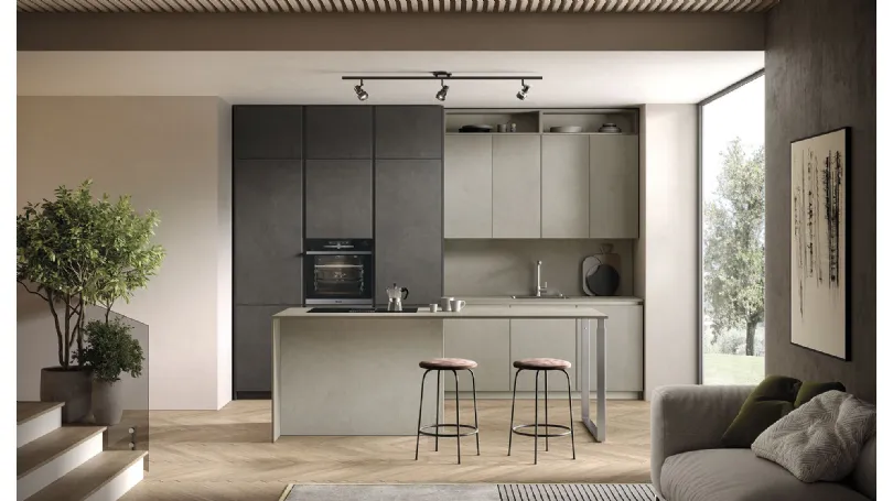 Cucina Moderna con isola Just24 03 di Essebi