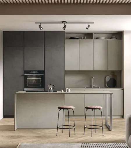Cucina Moderna con isola Just24 03 di Essebi