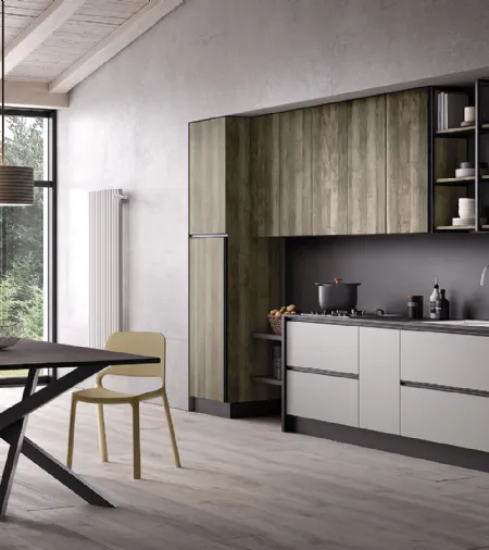 Cucina Moderna lineare Just24 04 di Essebi