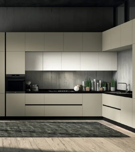 Cucina Moderna angolare Seta 06 di Essebi