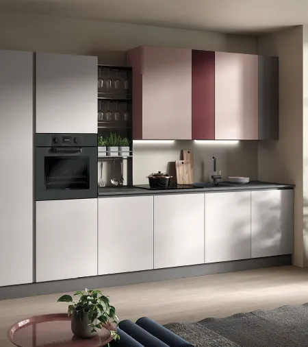 Cucina Moderna lineare York composizione 03 di Essebi